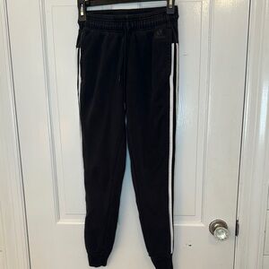 Adidas Drawstring Joggers Off‎ Black/White size XS NWT